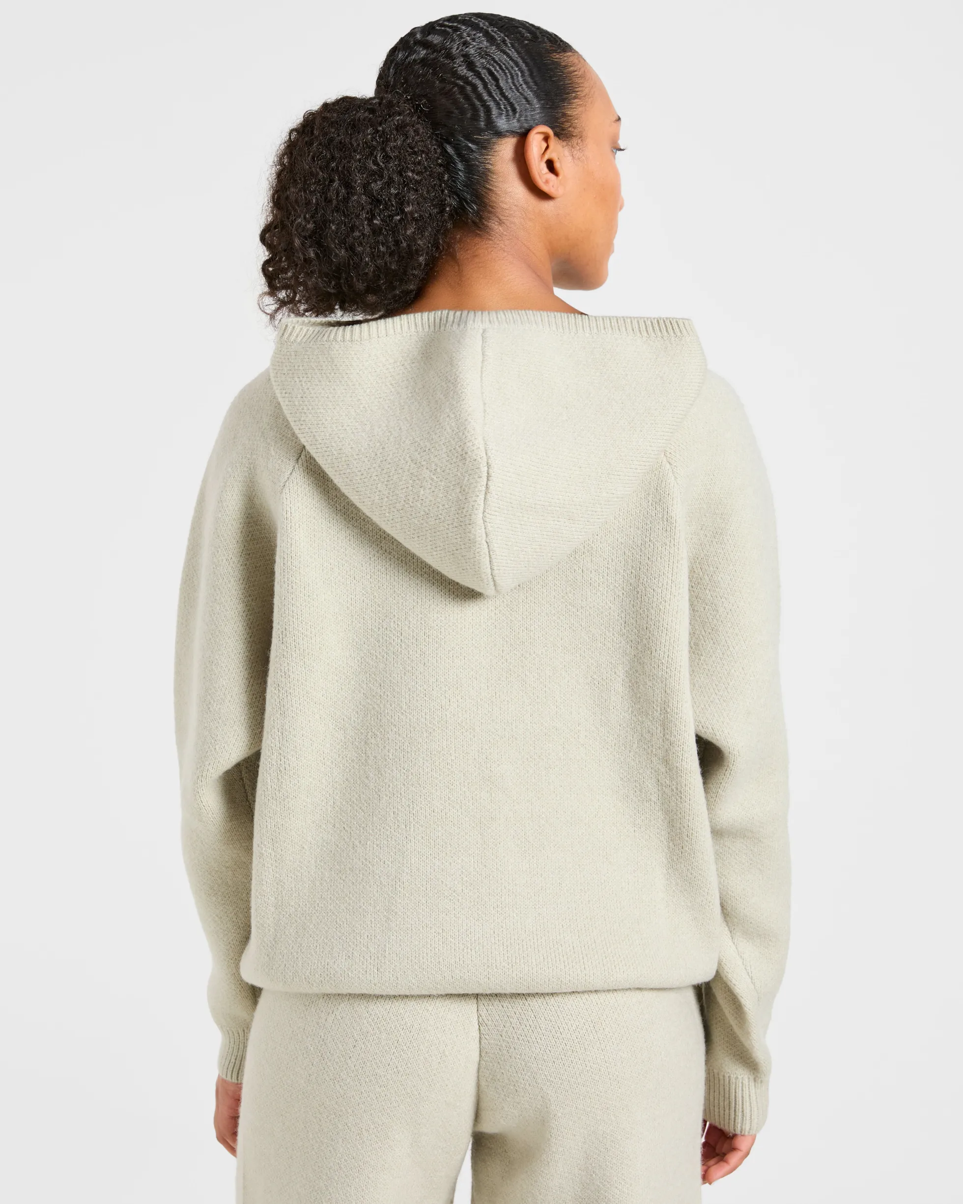 Soft Oversized Knitted Hoodie