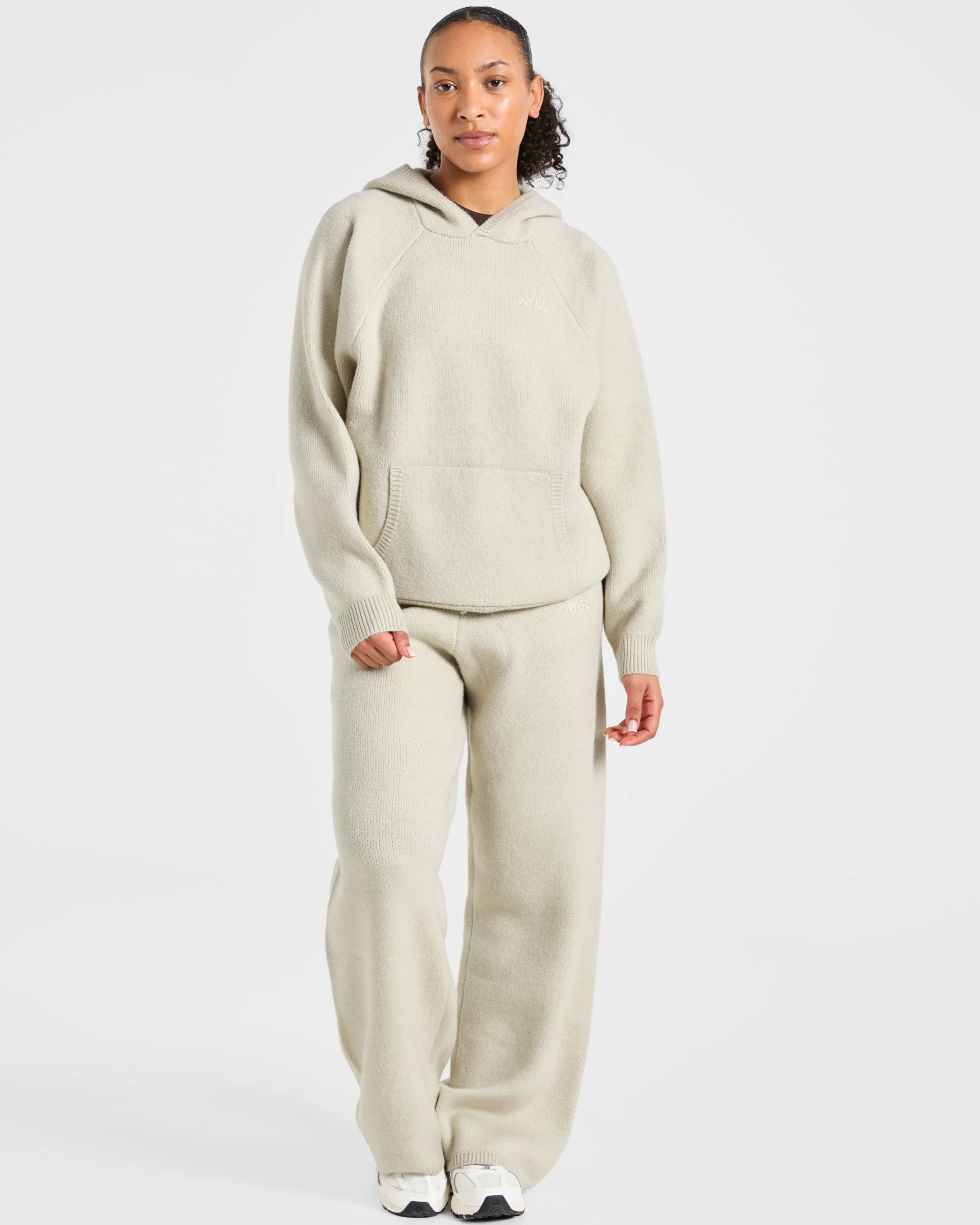 Soft Oversized Knitted Hoodie