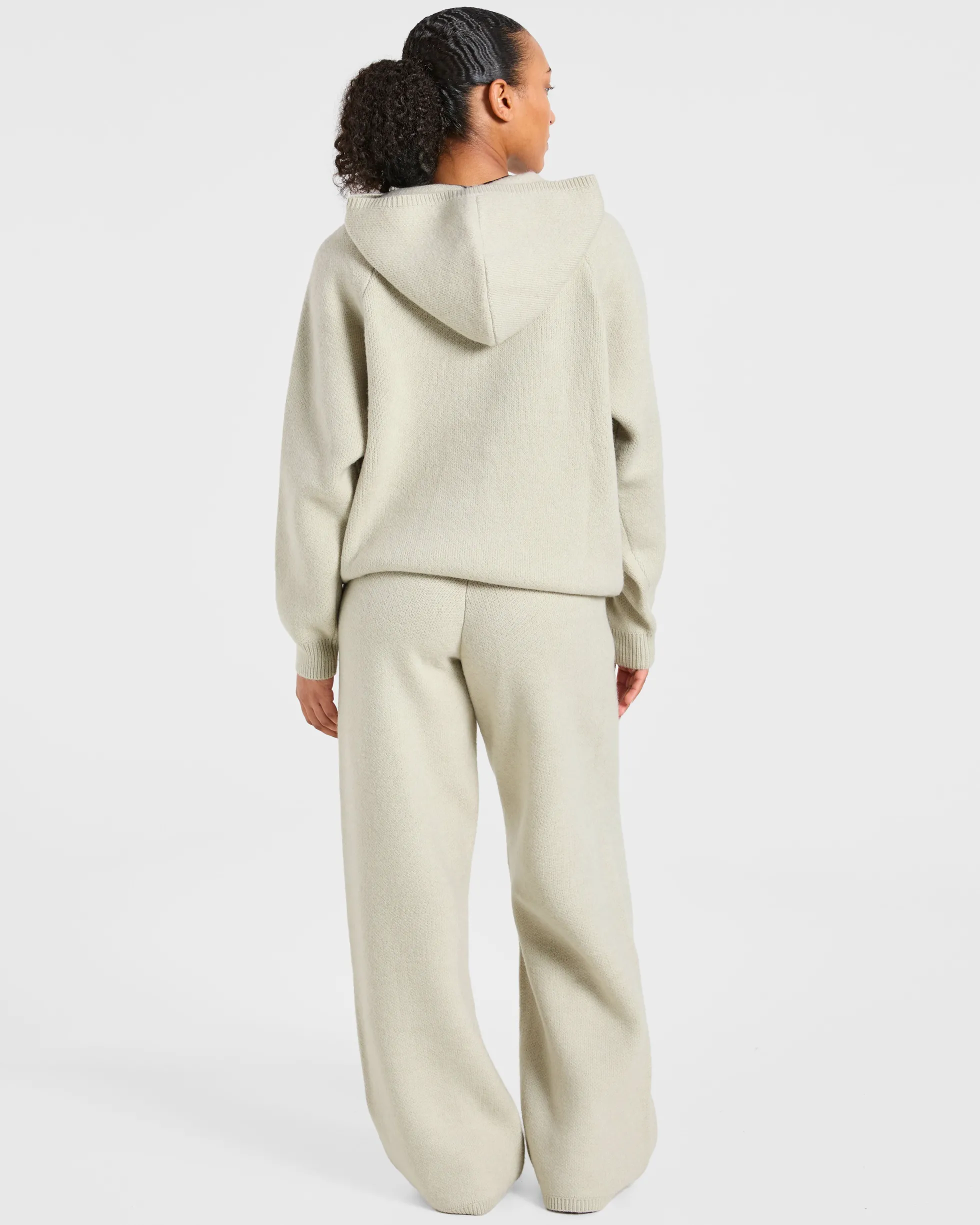 Soft Oversized Knitted Hoodie