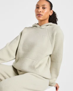 Soft Oversized Knitted Hoodie