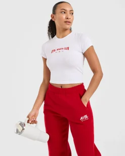 Sports Club Varsity Baby Tee