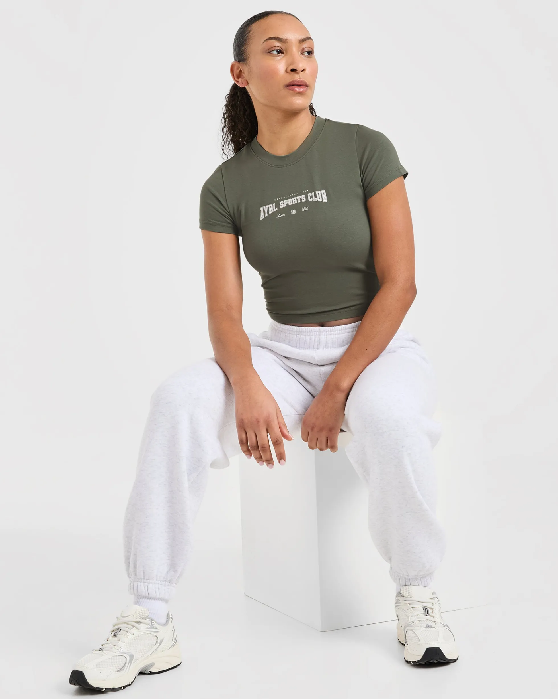 Sports Club Varsity Baby Tee