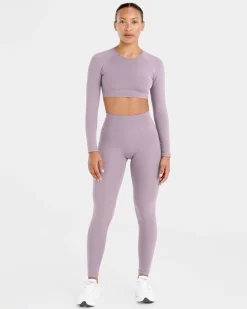 Staple Long Sleeve Crop Top