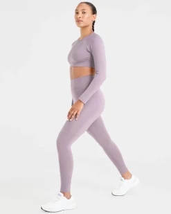 Staple Long Sleeve Crop Top