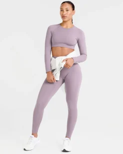 Staple Long Sleeve Crop Top