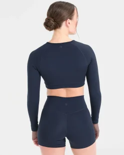 Staple Long Sleeve Crop Top