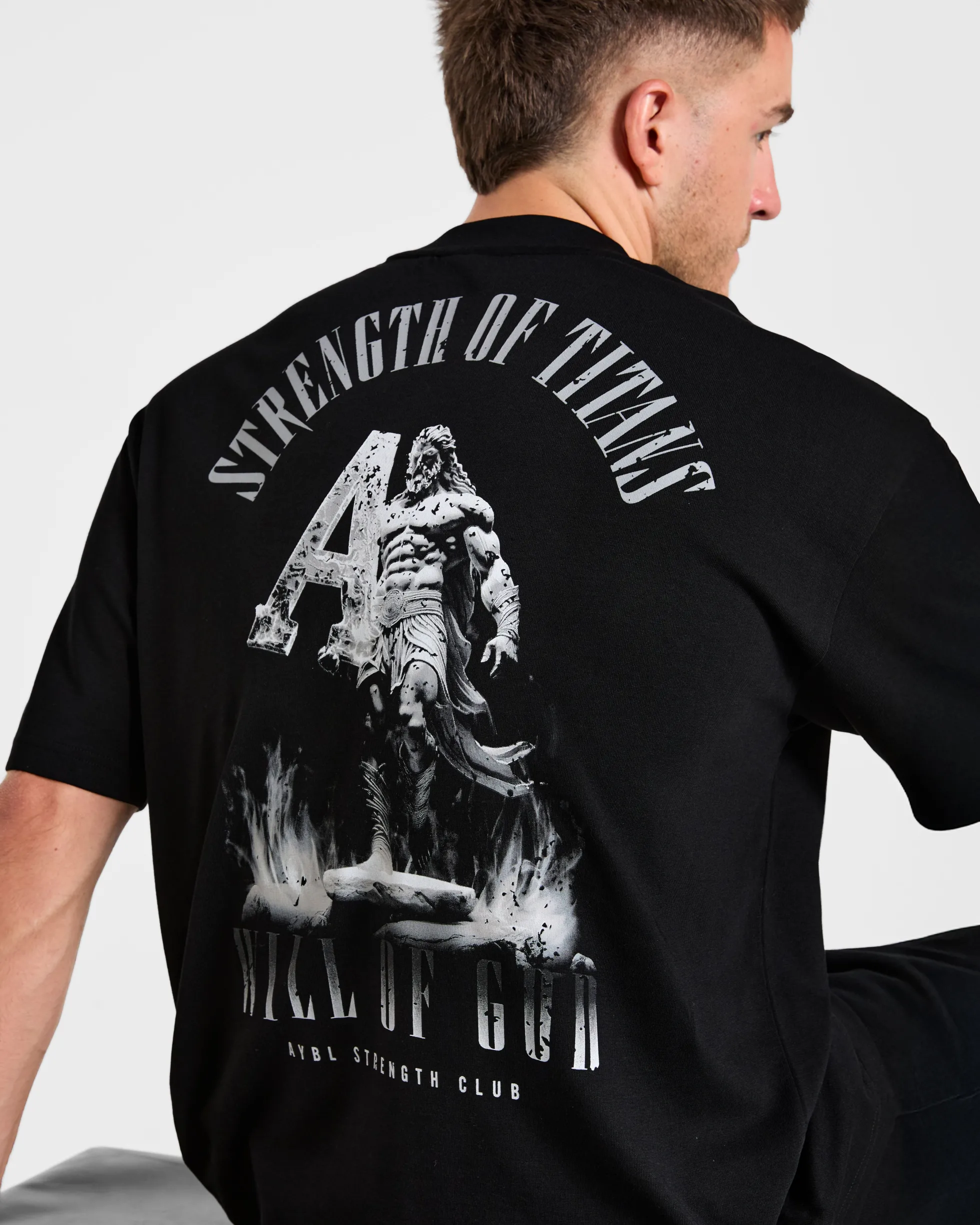 Strength Of Titans Oversized T Shirt