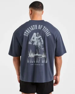 Strength Of Titans Oversized T Shirt