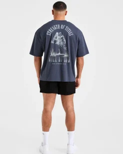 Strength Of Titans Oversized T Shirt