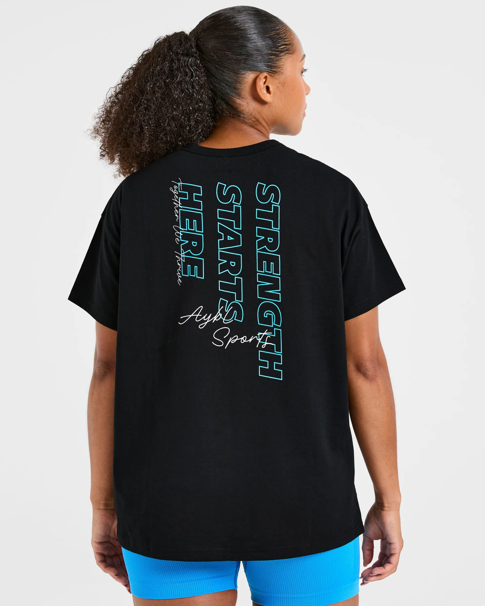 Strength Starts Here Oversized T Shirt
