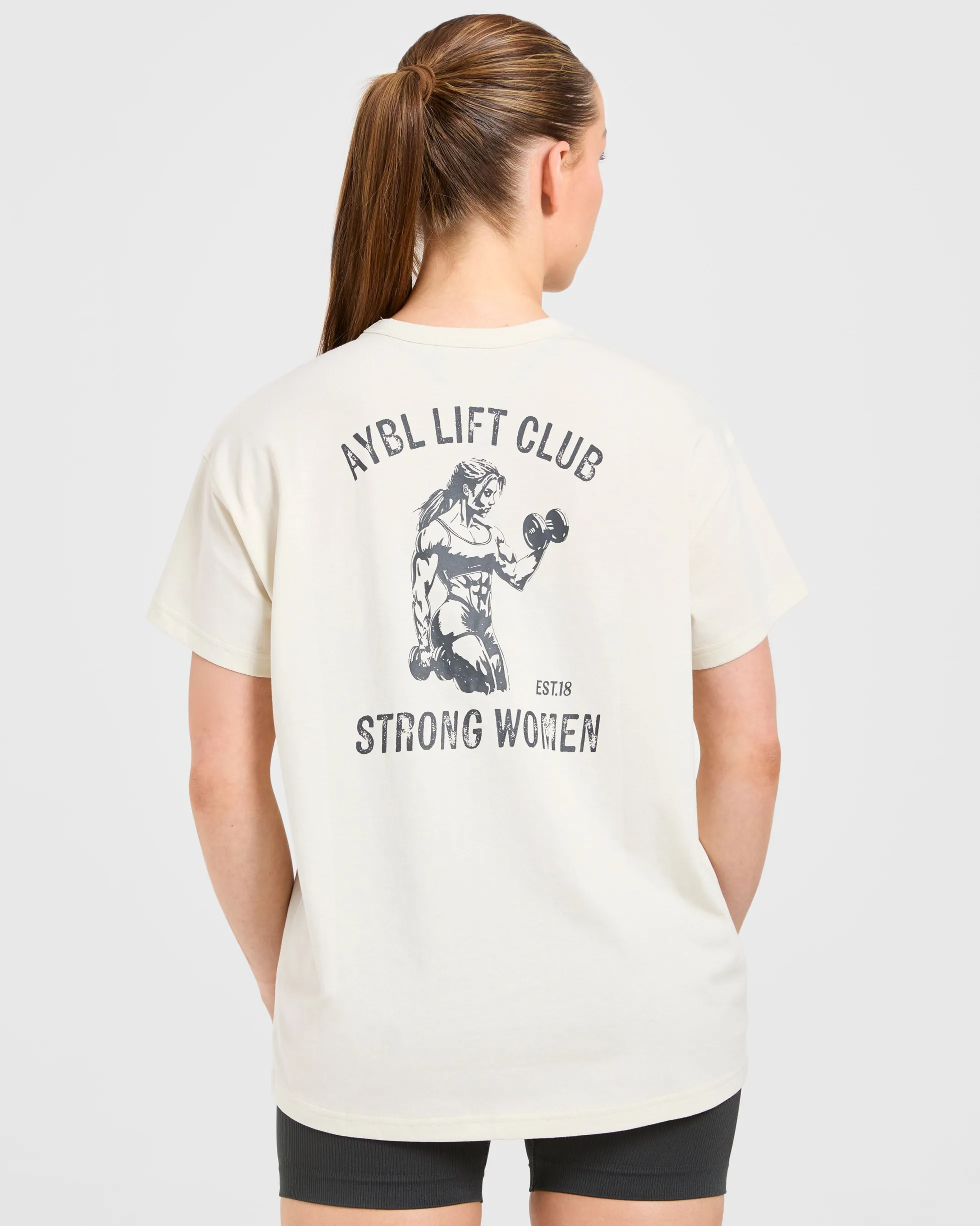 Strong Women Graphic Oversized T Shirt