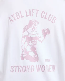 Strong Women Graphic Oversized T Shirt