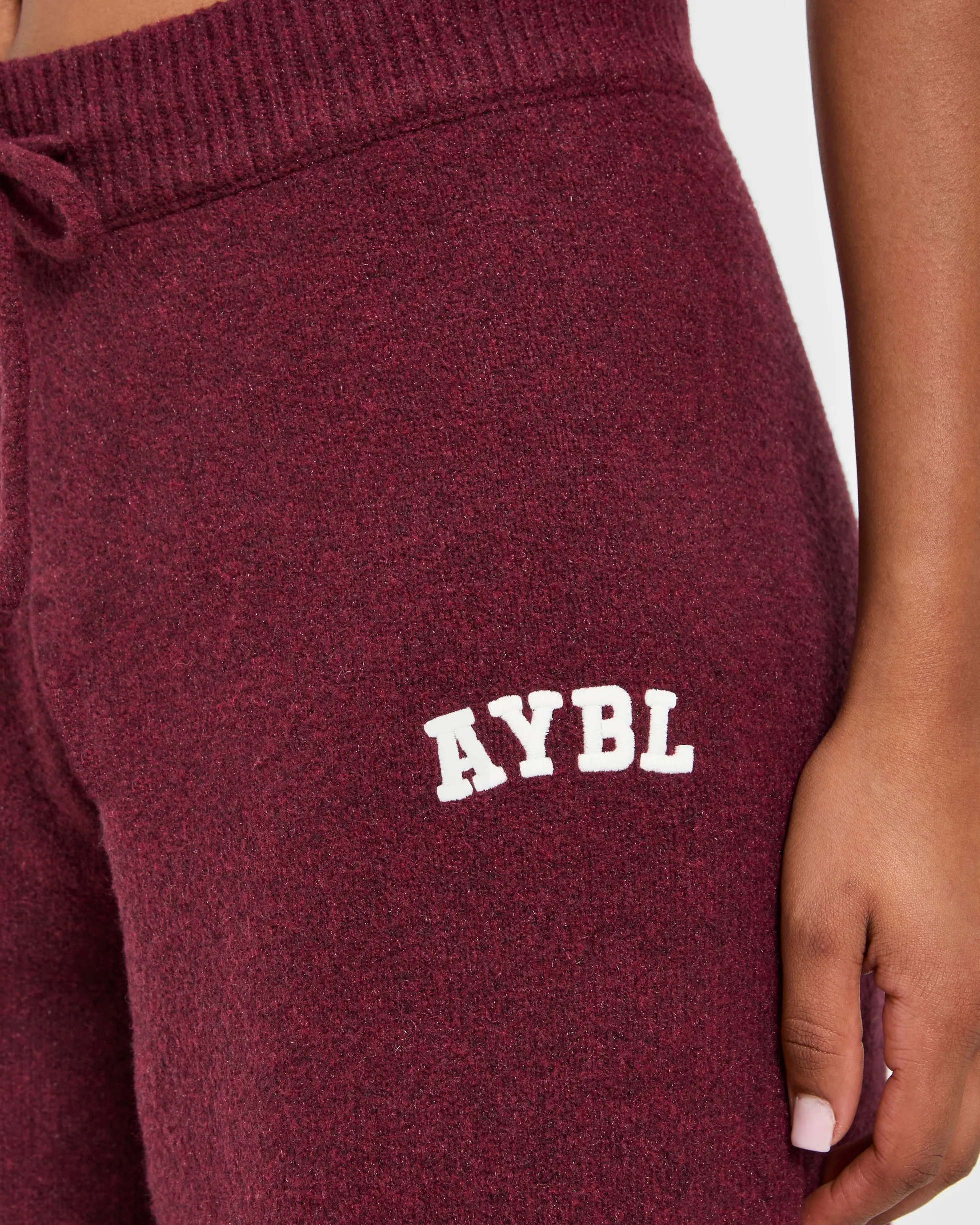 Varsity Oversized Knitted Joggers