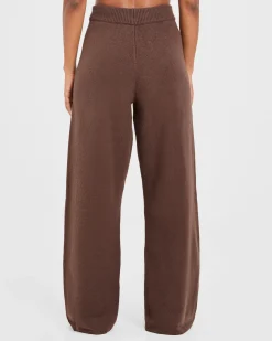 Varsity Oversized Knitted Joggers