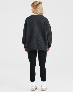 Varsity Oversized Knitted Sweater