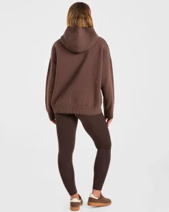 Varsity Oversized Knitted Hoodie
