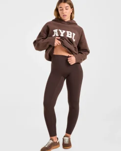 Varsity Oversized Knitted Hoodie