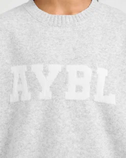 Varsity Oversized Knitted Sweater