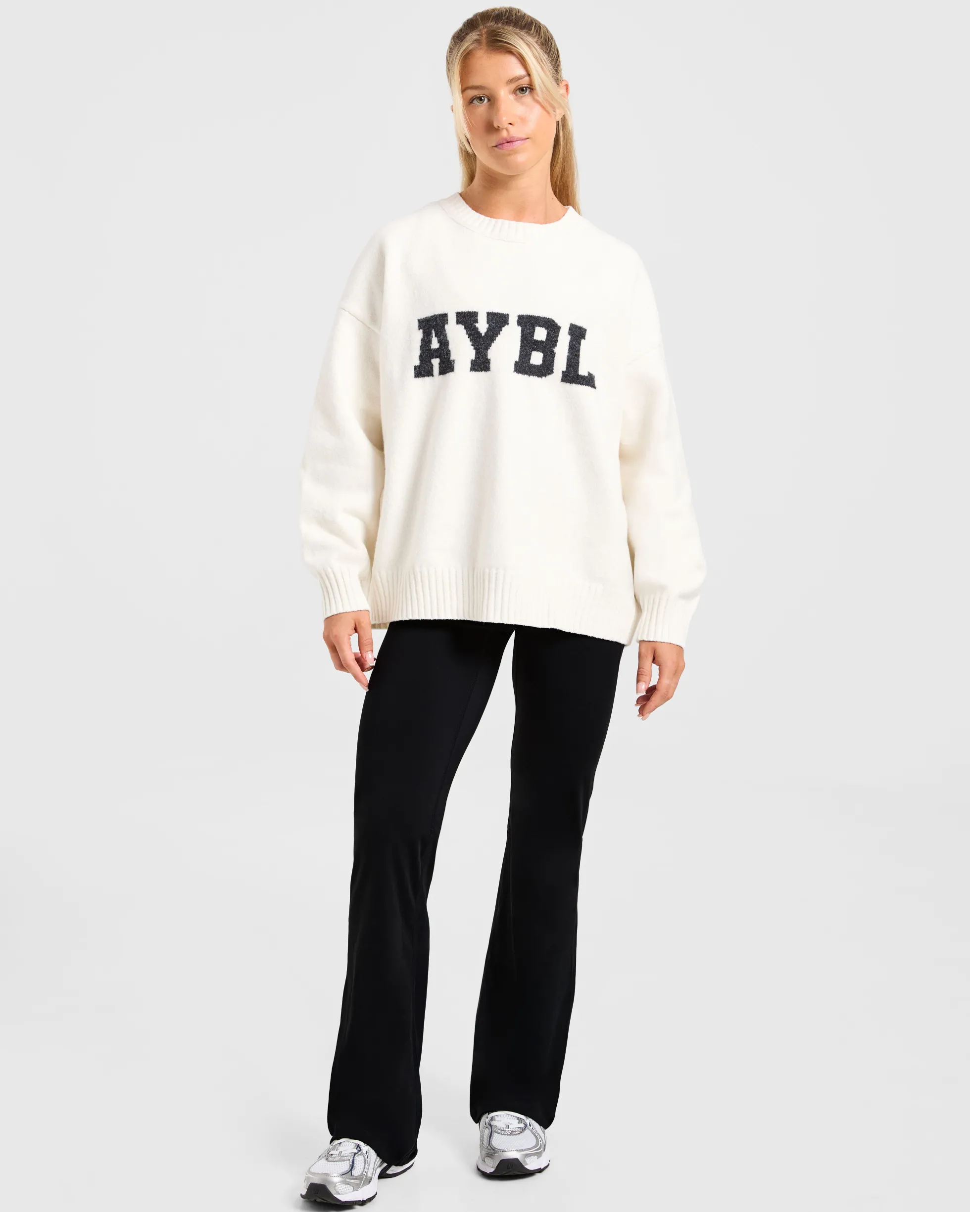 Varsity Oversized Knitted Sweater
